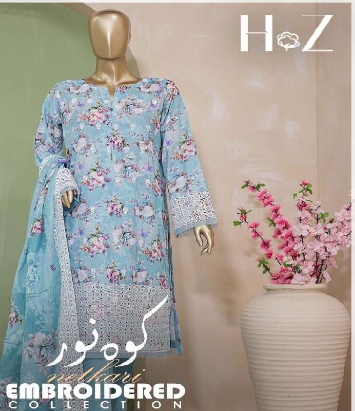 Kohinoor Embroidered Collection by HZ Texiles
